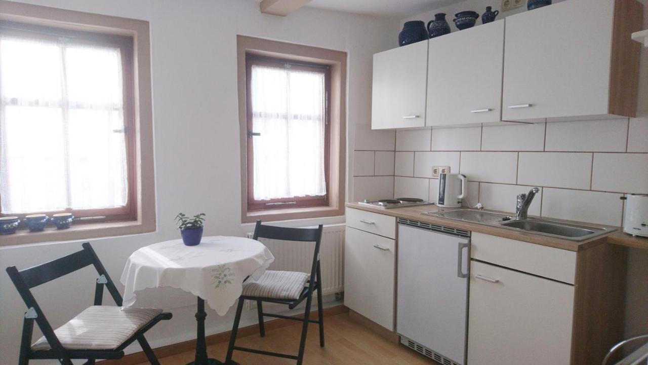 Haus Zum Kleinen Helm Leilighet Erfurt Eksteriør bilde